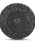 Front view of Two Inch Pro Grade Surface Prep Quick Change Discs Ten Pack Grey Ultra Fine Silicon Carbide Nonwoven Abrasive