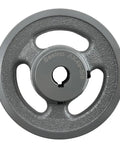 5/8 Inch Bore 4.75 Inch OD One Groove V Belt Pulley Cast Iron Motor Pulley For AX A 3L 4L V Belts With 5/8 Shaft And Keyseat 3/16 By 3/32