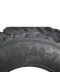 Close-up of Pathfinder K530 Front Off Road Tire For 4x4 ATVs UTVs And Go Karts 18x7-7 showing rugged tread pattern.