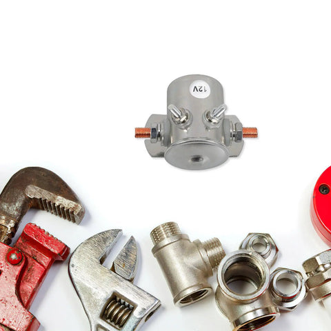 Electric Golf Cart Solenoid Relay Replacement Part For Durable Go Kart Electrical System Iron Material with tools around