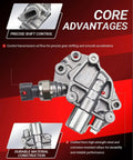 VTEC Solenoid Spool Valve with Gasket Direct Replacement for Honda Accord Hybrid Odyssey 2005-2007 and Pilot 2006-2008.