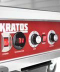 Top Shelf Pro Kitchen Beast Half Size Holding And Proofing Cabinet Ul And Nsf Certified control panel with temperature display and buttons.
