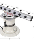 Get Your Grind Game Strong As Ever With This Epic Bench Knife Grinder Boasting A Screaming 3450 Rpm Motor And Killer 6 Inch Wheel. Built Tough For Daily Shop Use. Features An Adjustable Angle Gauge So You Can Dial In Perfect Edges Without Losing It. Bench knife grinder with adjustable angle gauge and 6 inch wheel, dimensions 25.5"x12".
