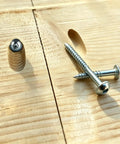 2 Inch Pocket Hole Screws Heavy Duty Beefy Square Drive Washer Head Exterior Wood Screws Carbon Steel Zinc Coated on wood