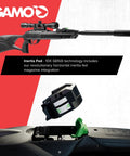 Swarm Fusion 10X GEN3i Break Barrel Pellet Air Rifle With 10 Shot Inertia Fed Magazine, 3-9x40 Scope, black design