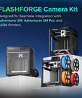 Camera Kit For Adventurer 5M Pro And AD5X 3D Printer With Real Time Live View And Remote Monitoring Compatible With Flash Maker App