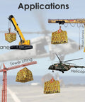 Heavy Duty Lifting Net For Construction And Crane Hoisting used for crane, helicopter, tower, industry lifting applications
