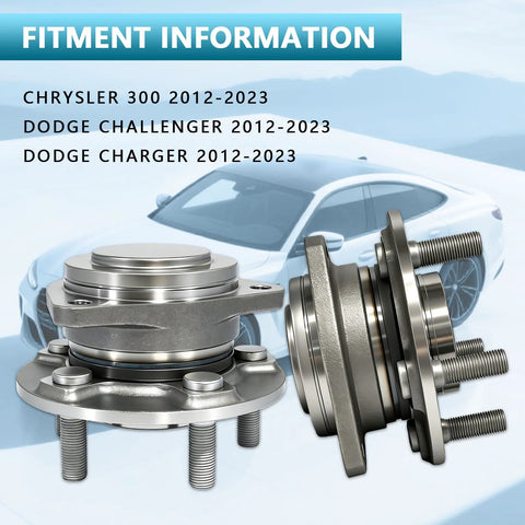 Front Wheel Hub Bearing Assembly 513325 For Chrysler 300 Dodge Challenger And Charger 2012 To 2023 With ABS side view