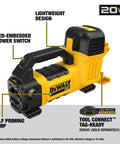 Top Shelf 20V Max Transfer Pump Kit Delivers Smooth HVAC And Refrigerant Flow At 10 Gallons Per Minute With Precise Glycol Mix Ratio For No Sweat Job Site Performance And Heavy Duty Reliability, showcasing lightweight design and features.