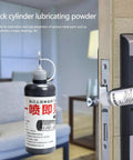 Graphite Powder Lubricant For Locks And Hinges 15ml Non Greasy Multi Purpose Lubricating Powder application in door lock