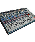 16 Channel Pro Bluetooth Studio Mixer For DJ Setup And Live Sound, USB MP3 Player, 14 Mic Inputs, 7 Band EQ, 16 Bit Digital FX