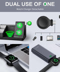 Black Leather Desk Organizer With Built In Charging Station Keeps Your Desk Clean And Charged Features Pen Holder Remote Tray