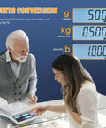 Heavy Duty Workhorse Industrial Counting Scale For Parts And Coins Digital Scale With 30kg/66lb Capacity And 1g Resolution used by two people