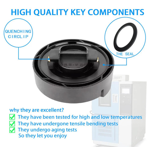 Engine Oil Filler Cap Compatible With BMW Engine Codes B46 B58 N20 N51 N52 N52N N54 N55 N63 N63M N63R N74 And More Fits 128i 135i 228i 320i 328i 335i 428i 528i 535i 740i 760i M3 M5 M6 X1 X3 X5 X6 X7 E70 E90 E92 F10 Replaces 11128655331