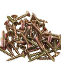 Heavy Duty 10 Piece Sofa Spring Repair Kit With 5 Hole Metal Clips And 40 Snap Tight Screws, assorted screws for furniture repairs.