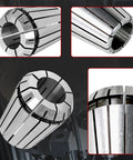 Close-up of ER32 Collet Set 19Pcs For CNC Engraving And Milling Lathe Tools 2mm To 20mm Range With Precision Ground Collets