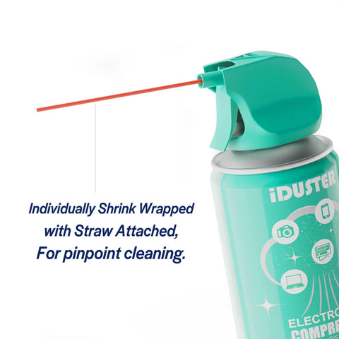 Powerful Air Duster For Computers And Keyboards Compact 3.5oz Can Quick Dusting For Tight Corners Easy Cleanup For Desktops Laptops
