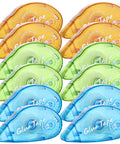 12 Pack Double Sided Tape Roller For Scrapbooking And Crafts, Permanent Adhesive Dispenser, colorful assortment, 0.3x315 in