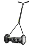 16-Inch 7-Blade Push Reel Lawn Mower With Ball Bearing Reel And 10-Inch Composite Wheels Durable Steel Side Plate Hand Push Design