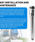 Quick Swap Plunger Rod 24B825 For 290Cc Airless Paint Sprayers showing precision threads and connection points for installation.