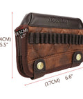 Cheek Rest Pad With 14 Round.22LR Shell Holder For Rifle Stock PU Leather Riser And Extra Cartridge Slot Hunting Gear