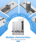 Heavy Duty Pivot Hinge For Wood Door With 360 Degree Rotation, Stainless Steel Hidden Door Hinge For Secret Doors And Bookshelves
