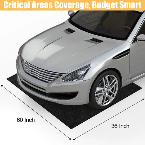 Oil Spill Mat For Garage Floor 36 Inch By 60 Inch Under Car Oil Change Mat Highly Leak Proof Non Slip Durable Washable Waterproof