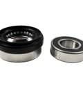 Heavy Duty Bearing And Seal Replacement Kit For LG And Kenmore Washer Tub Smooth Spin Pro Grade Repair with two steel bearing components.