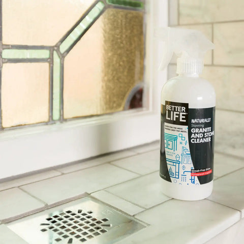 Granite Cleaner And Polish For Marble Quartz Slate And Concrete Surfaces Streak Free Stone Countertop Cleaner And Stain Remover