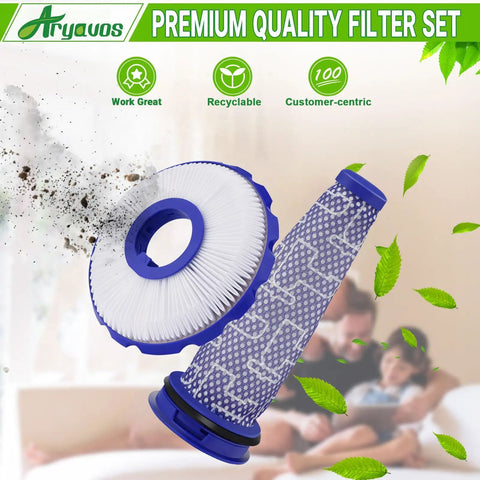 2 Pack HEPA Post Motor Filters And 2 Pack Pre Motor Filters Replacement For Dyson DC50 Animal And Multi Floor Vacuum Cleaner