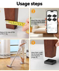 Step by step guidance for using Non Slip Rubber Furniture Pads 8 Pack Black Square for accurate fitting under furniture.