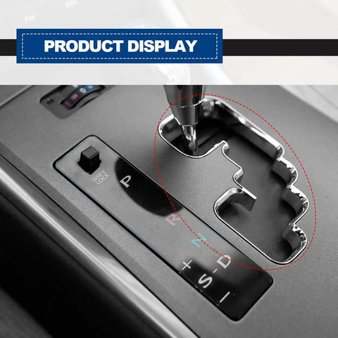 Lexus IS250 IS350 Center Console Shift Slider Cover Replacement 2005-2013 installed view, showing gear shift area, OEM 35975-53020.