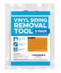 Vinyl Siding Removal Tool Kit Pack Of 2 One Piece Steel Zip Tools packaging