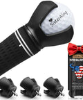 3 Prong Golf Ball Retriever Grabber With Back Saver Claw Put On Putter Grip Suction Cup Ball Grabber Screw In Tool For Golf Screws