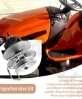 RS800 Transmission Driver Kit For Transaxles Fits Craftsman Husqvarna Ariens Poulan And More displayed with orange lawn mower