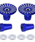 Umbrella Style Transmitter Gimbal Sticks Ends Upgrade for Remote Controllers M3 Thread CNC Machined Black Anodized Navy Blue Set