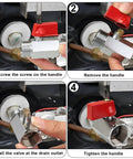 Installation steps for Brass Mini Ball Valve One Half Inch With PTFE Tape Included NPT Male And Female Shut Off Valves for RV use