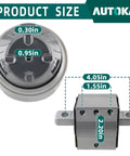 Heavy Duty Hydraulic Engine And Transmission Mount Set For Mercedes Benz C280 Clk320 E320 E430 E55 Amg size comparison detailed view.
