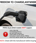 Image of Upgraded NACS To CCS1 Charging Adapter For Tesla Supercharger with charging connector attached to EV.