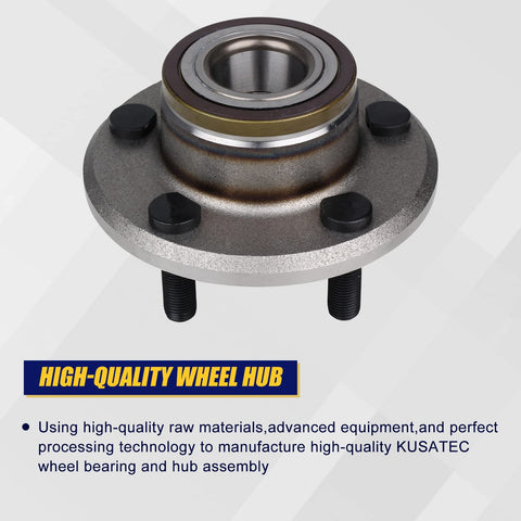 Front Wheel Bearing And Hub Assembly 2 Pack 513224 Heavy Duty Replacement Fits Dodge Charger 2006 To 2014
