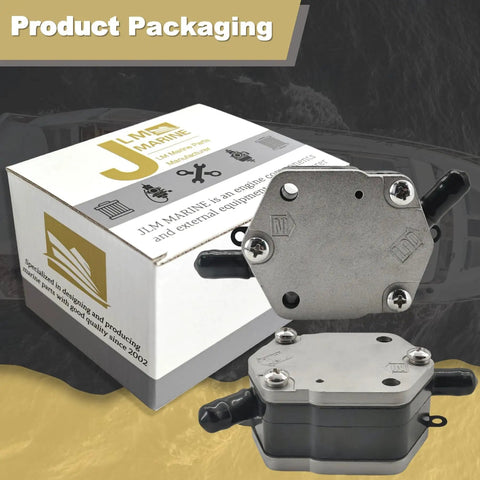Two Pack Fuel Pumps For Yamaha Outboard 2 Stroke 115 130 140 150 175 200 225 250 300 HP Replaces 6E5-24410-02 18-7349 with packaging
