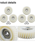 Six Piece E Bike Motor Gear Clutch Kit Nylon Planetary Gear Set 31T 35T 36T Hub Motor Gears With 608 Bearings For Electric Bike