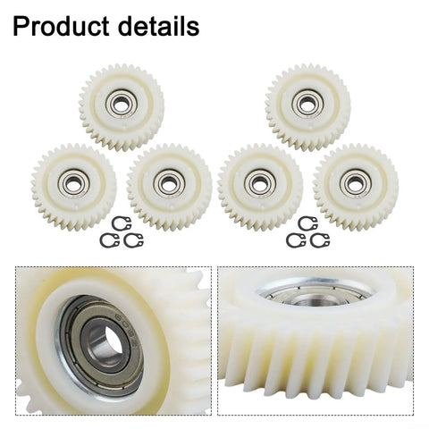 Six Piece E Bike Motor Gear Clutch Kit Nylon Planetary Gear Set 31T 35T 36T Hub Motor Gears With 608 Bearings For Electric Bike