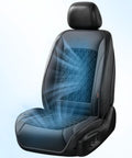 Chill Out Behind The Wheel With This Universal Fit Ventilated Car Seat Cover Packing Quick Three Speed Cooling Fans And Super Breezy Leather Mesh That Keeps You Crisp And Comfy All Summer Long, featuring air circulation.
