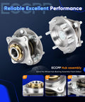 Plug And Play Wheel Hub And Bearing Assembly Front Left Right 6 Lug 950-004 With Tone Ring ABS Sensor for Toyota models