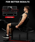 Man using Pro Grade Leg Extension And Curl Machine For Home Gym With Adjustable Settings And Triple Loading System