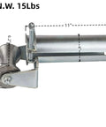 Heavy Duty Cable Puller Sheave Featuring Dual Bearings For Hassle Free Wire Feeding Through Tight 3 Inch Conduits While Protecting Line Integrity On Rough Job Sites, 11 inch length, steel material.