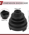 CV Joint Boot Kit Direct Fit For Nissan Murano 2009 To 2014 And Nissan Quest 2011 To 2017 Inner Constant Velocity Boot With Clamps And C Type Buckle Black Rubber Ready To Install, 9.6cm