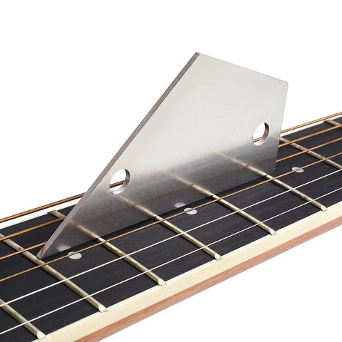 Guitar Luthier Tool Kit With 16 Inch Fret Leveling Beam, fret rocker on guitar fretboard for DIY fret work and maintenance