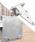 Top Tier Stainless Steel Heavy Duty Refrigerator Door Hinge And Oven Hardware on industrial refrigerator with flat mount design.